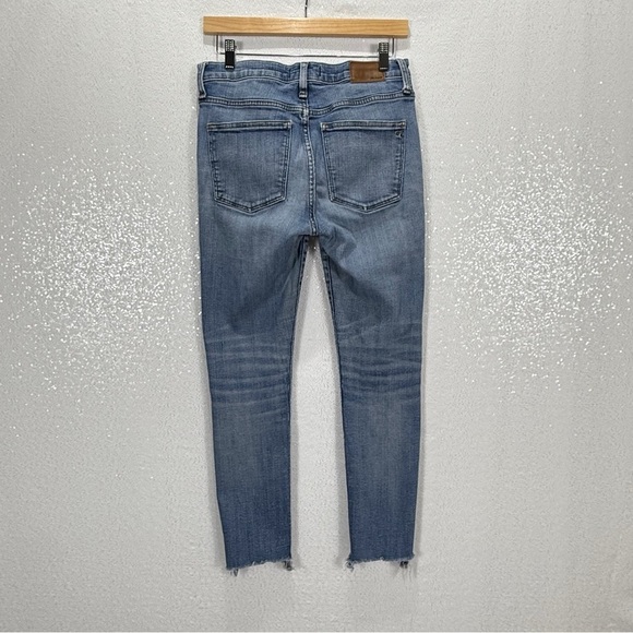 Madewell 9” High-Rise Skinny Crop Jeans Women’s Size 28 Light Wash - Picture 2 of 12